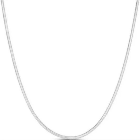 NWT Unisex Sterling Silver 925 Snake Chain 20in - Picture 2 of 5